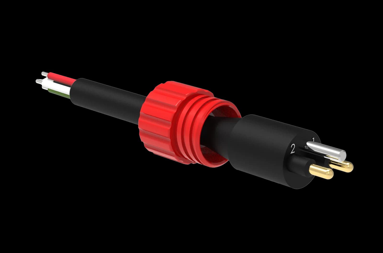 Micro Circular Cordset - Single End - 2 Pin Male - MCIL2M