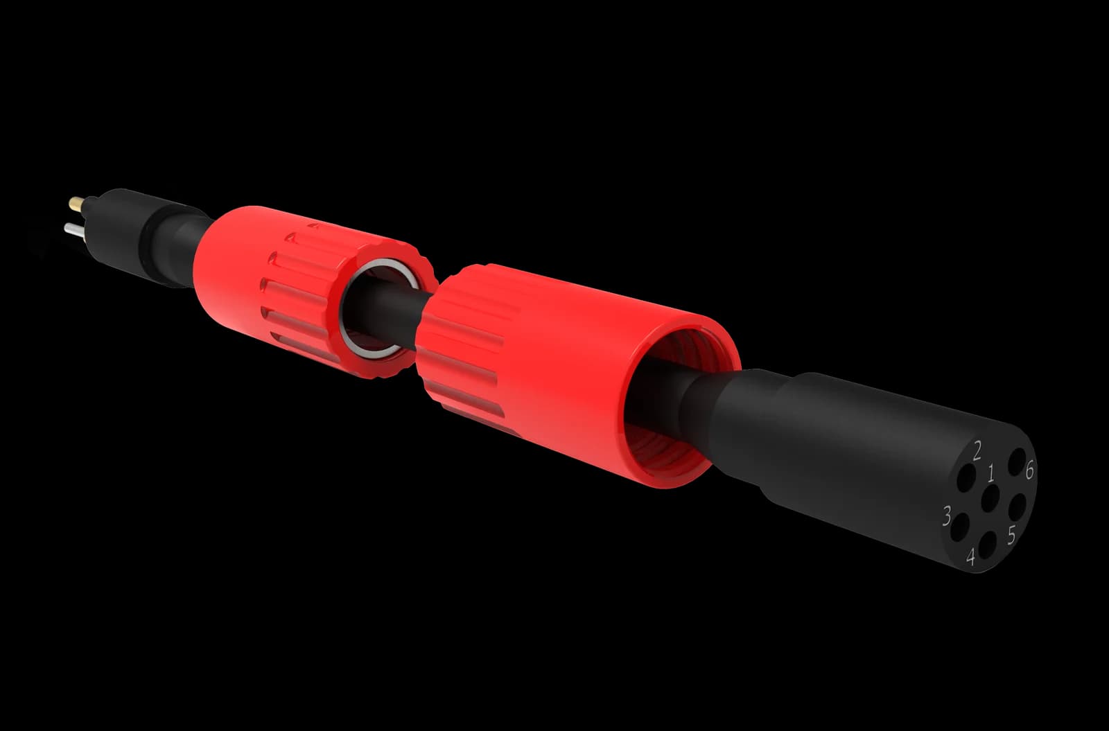 Micro Circular Cordset - Double End - 6 Pin Male to Female Extension Cable - MCIL6M-MCIL6F