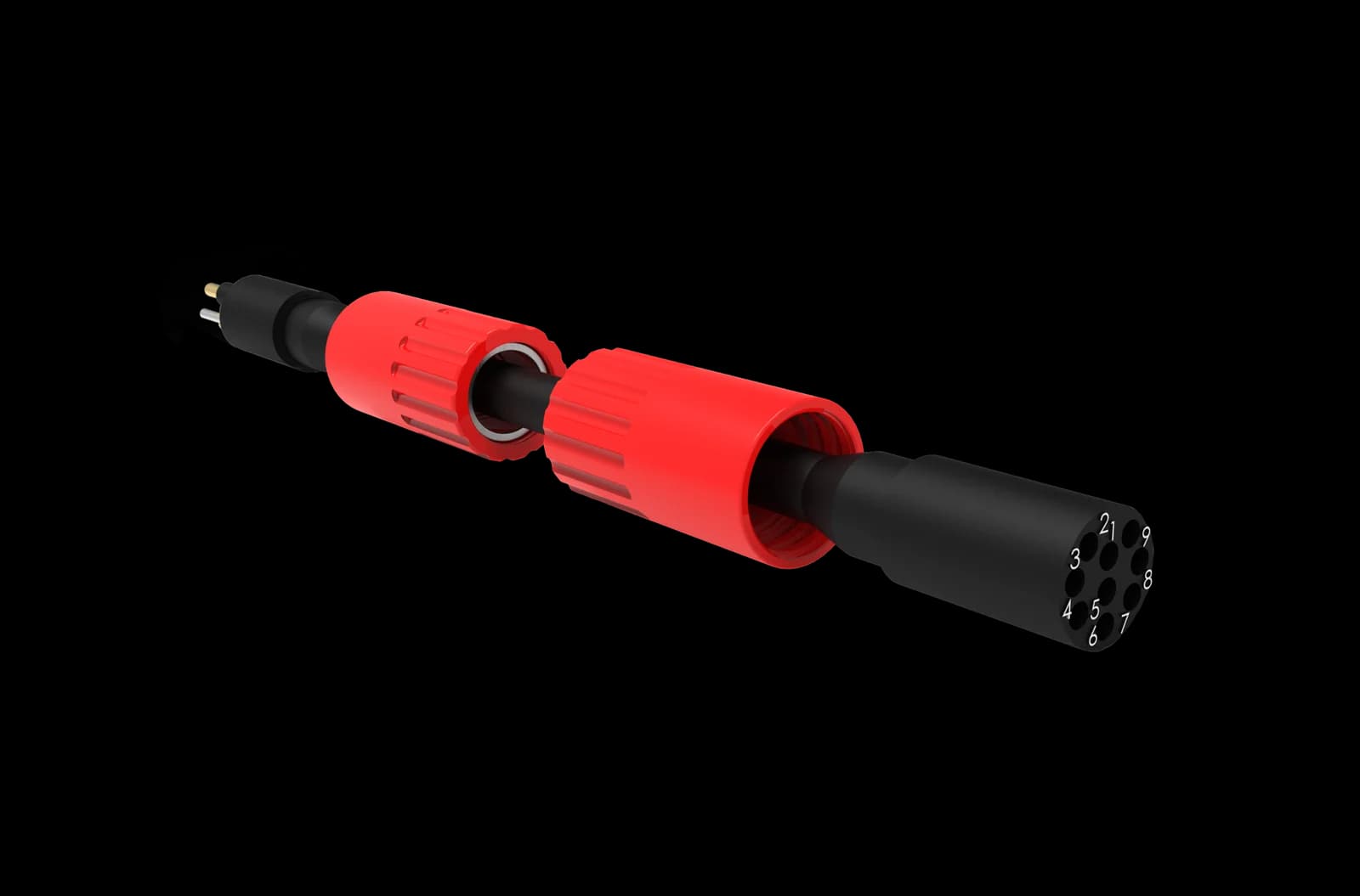 Micro Circular Cordset - Double End - 9 Pin Male to Female Extension Cable - MCIL9M-MCIL9F