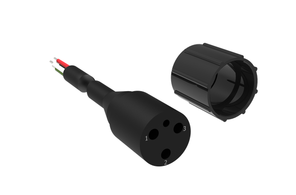 A‐3ED30 High Pressure SubSea Quick Disconnect Cordset - GO™ Switch (TopWorx™) - 3 Pin Female 30ft