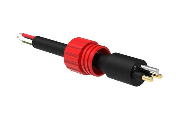 Micro Circular Cordset - Single End - 2 Pin Male - MCIL2M