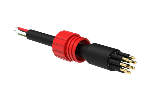 Micro Circular Cordset - Single End - 9 Pin Male - MCIL9M