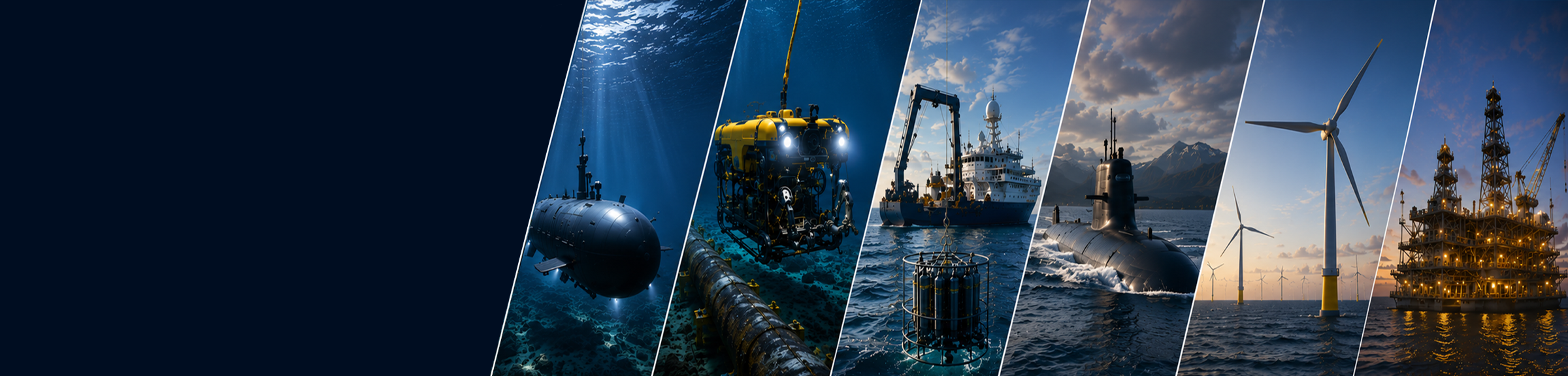 DepthLink solutions for offshore energy, marine defence, subsea robotics, ocean research, aquaculture and renewable energy.